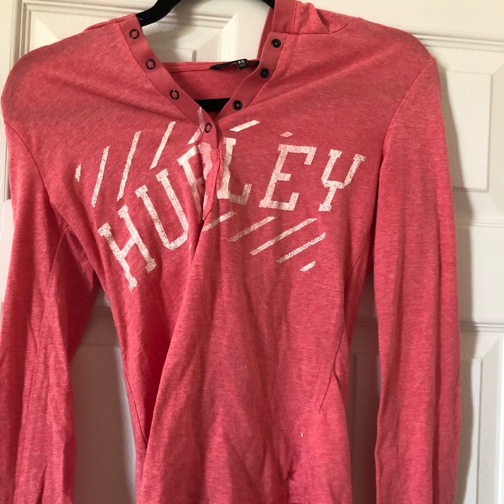 Hurley light long sleeve top